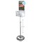 Azar Displays Large Clear Lottery Box W/ Pocket, Lock and Keys on Pedestal 206320-CLR - alternate 2